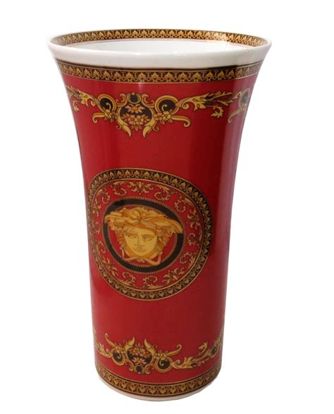 versace for rosenthal medusa red porcelain cachepot|Medusa .